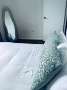 Postel nebo postele na pokoji v ubytování Villa Blue