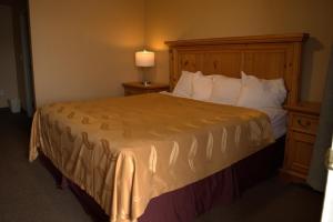 Voodi või voodid majutusasutuse Juniper Motel Madras toas