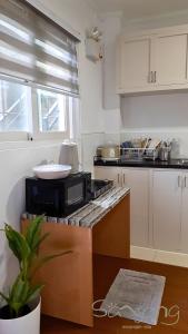 Kuchyň nebo kuchyňský kout v ubytování Sanjang Apartments