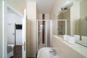 Koupelna v ubytování Villa Meeresgold - Stilvolle Auszeit nur 150 Meter vom Strand + 49 fotografií