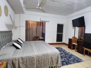 Katil atau katil-katil dalam bilik di Huitzilin Hostal