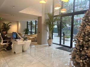 Lobi atau kawasan kaunter penerimaan di Harmony Espectacular departamento de lujo +55 gambar