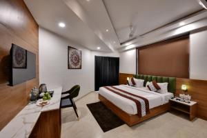 Giường trong phòng chung tại Soil to Soul Trinity Hotel - A Boutique Stay