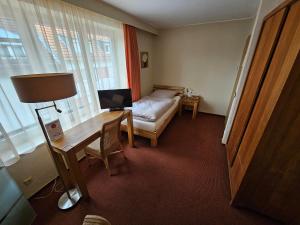 TV a/nebo společenská místnost v ubytování Hotel Donnersberg
