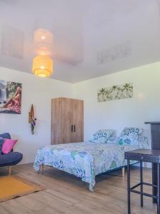 Postel nebo postele na pokoji v ubytování Maharepa rh LODGE