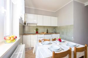 Kuchyň nebo kuchyňský kout v ubytování Apartments and Rooms Kod Keti