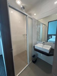 Ein Badezimmer in der Unterkunft Scott Hotel KL Sentral