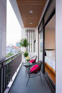 Μπαλκόνι ή βεράντα στο CELINA HOTEL Ninh Bình