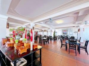 Restaurace v ubytování Champa Resort & Spa