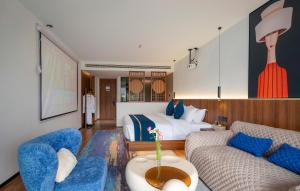 Posezení v ubytování Zhangjiajie Happy Hotel