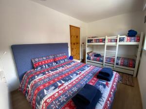 Postel nebo postele na pokoji v ubytování Piancavallo Appartamento con vista zona centrale