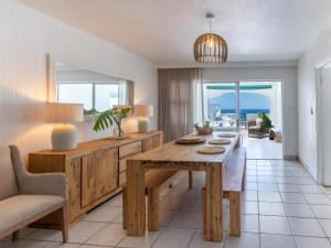 Χώρος καθιστικού στο Skiathos at Beachfront Apartments in Shakas Rock