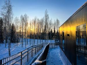 Silver Birch Resort Lapland v zimě