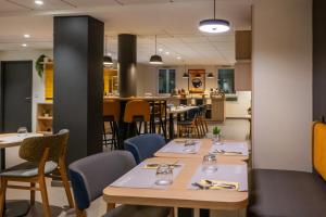 Restaurace v ubytování Appart Hotel Odalys City Rennes Lorgeril
