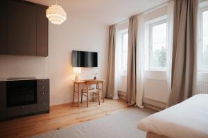 Voodi või voodid majutusasutuse The Lab Hotel toas