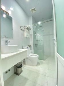 Koupelna v ubytování Cara Hostel & Spa