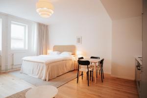 Voodi või voodid majutusasutuse The Lab Hotel toas