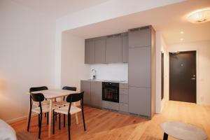 Kuchyň nebo kuchyňský kout v ubytování The Lab Hotel + 37 fotografií