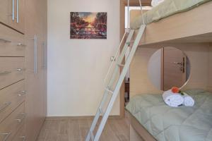 Voodi või voodid majutusasutuse Filerimos City Center Apt in Ialysos Rhodes toas