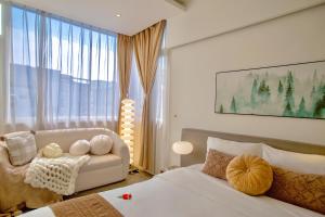 Posezení v ubytování Keypad Hotel - 28 Dịch Vọng Hậu