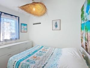Posteľ alebo postele v izbe v ubytovaní Appartement Vue Mer Grand Plage 4 pers