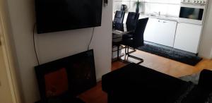 Et tv og/eller underholdning på Apartman Anastasija