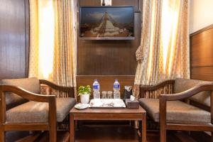 Istumisnurk majutusasutuses Hotel Buddha