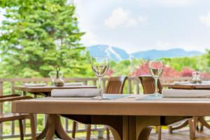 Widok na góry z tego hotelu