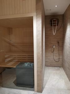 Koupelna v ubytování Horský apartmán v resortu se službami a wellness