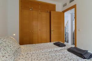 A bed or beds in a room at Casa Bella Vista