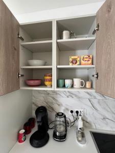 Dapur atau dapur kecil di Studio Cocon