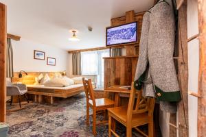 Postel nebo postele na pokoji v ubytování Pension Seighof + 37 fotografií
