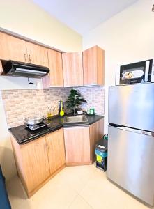 Dapur atau dapur kecil di Avida Towers IT PARK Fast Wi-fi