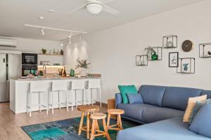 Posezení v ubytování Blue Bay Apartments