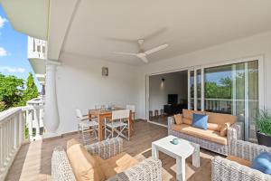 Balkón nebo terasa v ubytování Blue Bay Apartments
