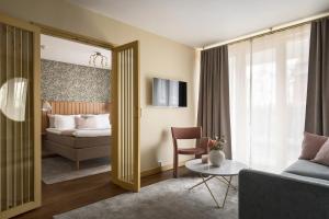 Voodi või voodid majutusasutuse Villa Källhagen toas