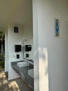 Postel nebo postele na pokoji v ubytování Casa Puerto Paraíso