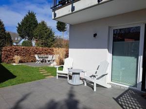 Κήπος έξω από το Ferienwohnung Ankerplatz