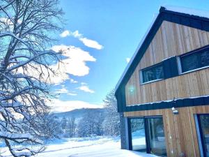冬天的Apartmány Na výsluní Šumava - U lípy