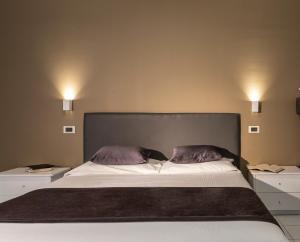Posteľ alebo postele v izbe v ubytovaní Hotel Mediterraneo Ombrellone e Lettini Inclusi
