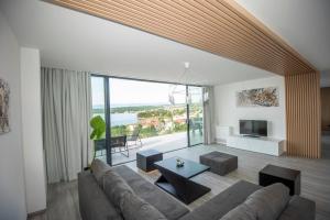 Posezení v ubytování Luxury Penthouse Malinska-Rova