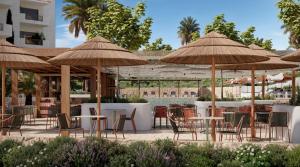 Restauracja lub miejsce do jedzenia w obiekcie Inturotel Esmeralda Park