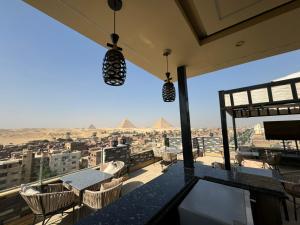 Istumisnurk majutusasutuses Pyramids Heart Hotel