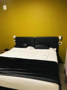 Posteľ alebo postele v izbe v ubytovaní Hotel Mediterraneo Ombrellone e Lettini Inclusi