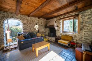 Et opholdsområde på Maison atypique de montagne