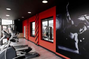 Fitness centrum a/nebo fitness zařízení v ubytování Avani Royal Zona T Bogotá Hotel (previously NH Bogotá Boheme Royal)