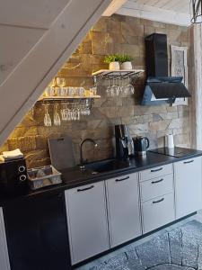 Η κουζίνα ή μικρή κουζίνα στο Apartament u Busiów - okolice Zakopanego