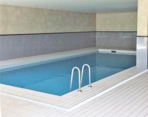 a large swimming pool with blue water at Onyx by Fewotessin in Locarno