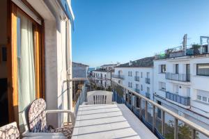 Balkón alebo terasa v ubytovaní Apartaments Can Niell