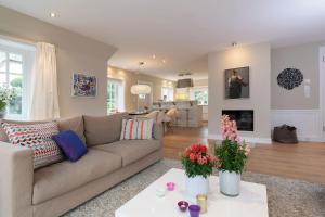 Posezení v ubytování Meln Hüs